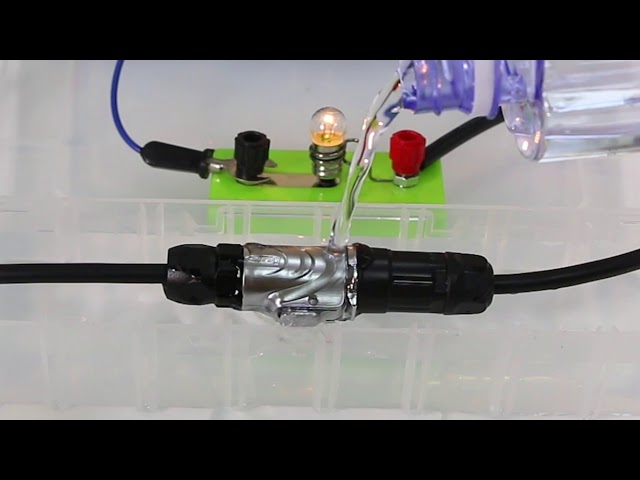 Conector de metal circular de 8 pinos M12 à prova d'água para luz de controle de LED